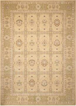 Nourison Persian Empire Beige Rectangle 4x6 ft Wool Carpet 102734