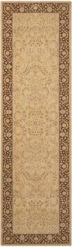 Nourison Persian Empire Beige Runner 6 to 9 ft Wool Carpet 102754