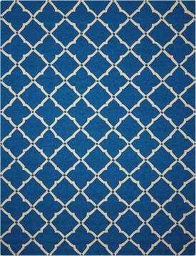 Nourison Portico Blue Rectangle 8x10 ft Polypropylene Carpet 102812