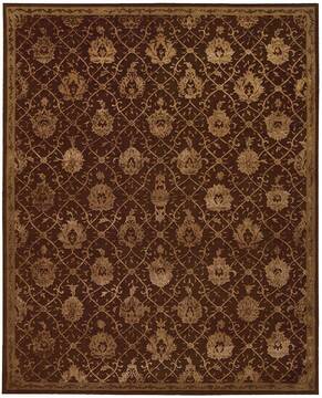 Nourison Regal Brown Rectangle 8x10 ft Wool Carpet 103019