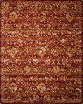 Nourison Rhapsody Yellow Rectangle 10x13 ft Wool Carpet 103080