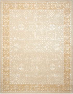 Nourison SYMPHONY Yellow Rectangle 10x13 ft lucxelle Carpet 104331