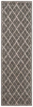 Nourison TRANQUILITY Brown Runner 6 to 9 ft nylon Carpet 104649