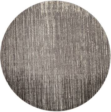 Nourison Twilight Grey Round 7 to 8 ft Lucxelle Carpet 104847