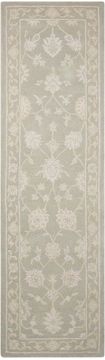 Nourison ZEPHYR Grey Runner 6 to 9 ft Wool Carpet 105817