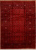 Khan Mohammadi Red Hand Knotted 85 X 115  Area Rug 100-109299 Thumb 0