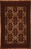 Kilim Red Hand Knotted 57 X 89  Area Rug 100-109322 Thumb 0