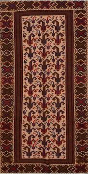 Afghan Kilim Red Rectangle 6x9 ft Wool Carpet 109350