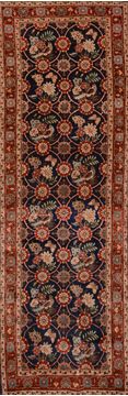 Varamin Red Runner Hand Knotted 2'7" X 8'0"  Area Rug 100-109370