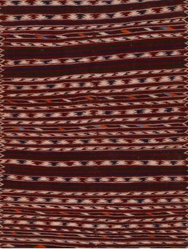 Afghan Kilim Red Rectangle 4x6 ft Wool Carpet 109502