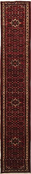 Hossein Abad Red Runner Hand Knotted 2'4" X 15'8"  Area Rug 100-11179