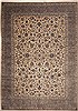 Kashan Beige Hand Knotted 99 X 138  Area Rug 100-11260 Thumb 0