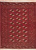 Turkman Red Hand Knotted 49 X 63  Area Rug 100-11296 Thumb 0