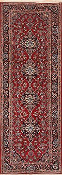 Ardakan Red Runner Hand Knotted 3'3" X 9'2"  Area Rug 100-11522