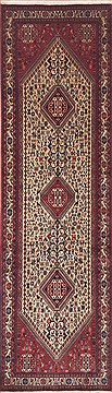 Qashqai Red Runner Hand Knotted 2'9" X 9'6"  Area Rug 100-11649