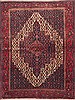Sanandaj Red Hand Knotted 42 X 52  Area Rug 100-11753 Thumb 0