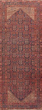 Malayer Red Runner Hand Knotted 4'10" X 12'11"  Area Rug 100-11802