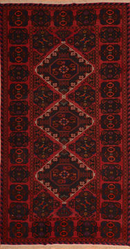 Kilim Red Flat Woven 7'6" X 12'9"  Area Rug 100-110759