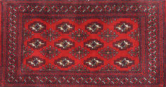 Baluch Red Hand Knotted 1'8" X 3'3"  Area Rug 134-111126