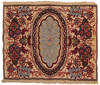 Kashan Beige Hand Knotted 25 X 31  Area Rug 254-111884 Thumb 0