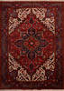 Heriz Red Hand Knotted 70 X 100  Area Rug 100-111992 Thumb 0