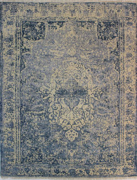 Nepal Beige Hand Knotted 7'8" X 9'6"  Area Rug 902-112107