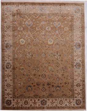 Jaipur Yellow Hand Knotted 8'1" X 10'4"  Area Rug 905-112380