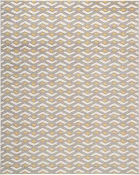 Nourison Harper Grey Rectangle 8x10 ft Polypropylene Carpet 112920