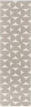 Nourison Harper Grey Runner 6 to 9 ft Polypropylene Carpet 112940