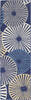 Nourison Grafix Blue Runner 23 X 76 Area Rug  805-113392 Thumb 0