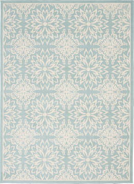 Nourison Jubilant Beige Rectangle 4x6 ft Polypropylene Carpet 113503