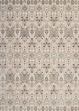 Nourison Silver Screen Grey Rectangle 10x13 ft Polyester Carpet 113642