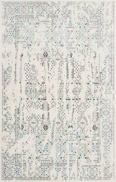 Nourison Silver Screen Beige Rectangle 4x6 ft Polyester Carpet 113659