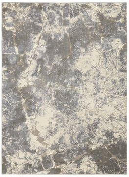 Nourison Sahara Blue Rectangle 4x6 ft Polyester Carpet 113797