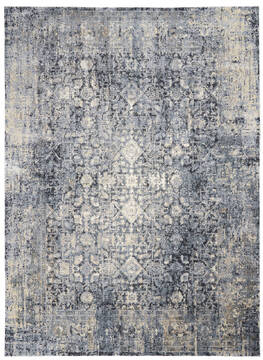 Nourison Moroccan Celebration Grey Rectangle 9x13 ft Polyester Carpet 113804