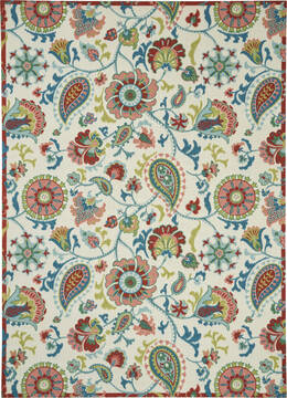 Nourison Sun N' Shade Beige Rectangle 10x13 ft Polyester Carpet 114915