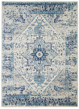 Nourison Tranquil Beige Rectangle 5x7 ft Polypropylene Carpet 115093