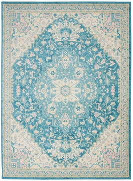 Nourison Tranquil Beige Rectangle 4x6 ft Polypropylene Carpet 115112