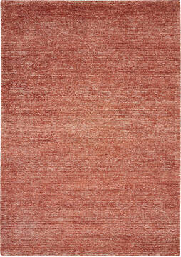 Nourison Weston Red Rectangle 8x10 ft Bamboo Silk Carpet 115580