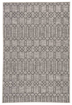 Jaipur Living Decora by Nikki Chu Grey Rectangle 5x8 ft Polyester Carpet 117097