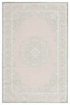 Jaipur Living Fables Grey Rectangle 9x12 ft Acrylic and Rayon and Polyester Carpet 117267