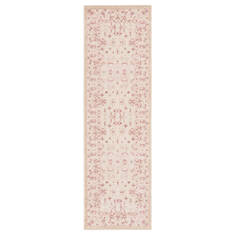 Jaipur Living Fables White Runner 6 to 9 ft Acrylic and Rayon and Polyester Carpet 117366