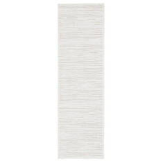 Jaipur Living Fables White Runner 6 to 9 ft Acrylic and Rayon and Polyester Carpet 117388