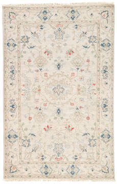 Jaipur Living Jaipur Revival White Rectangle 5x8 ft Wool Carpet 117765