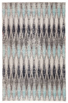 Jaipur Living Polaris Grey Rectangle 9x12 ft Polypropylene Carpet 118694
