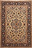 Yazd Beige Hand Knotted 65 X 97  Area Rug 100-12128 Thumb 0
