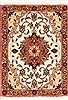 Tabriz Beige Square Hand Knotted 10 X 13  Area Rug 100-12361 Thumb 0