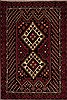 Shahre Babak Red Hand Knotted 44 X 69  Area Rug 251-12393 Thumb 0