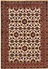Ardebil White Hand Knotted 66 X 93  Area Rug 251-12468 Thumb 0