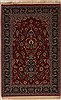 Isfahan Red Hand Knotted 38 X 58  Area Rug 251-12536 Thumb 0